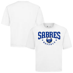 NHL White Buffalo Sabres Levelwear Luxe Signature Knit T-Shirt