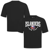 NHL Black New York Islanders Levelwear Luxe Signature Knit T-Shirt