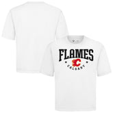 NHL White Calgary Flames Levelwear Luxe Signature Knit T-Shirt