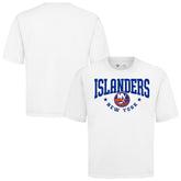 NHL White New York Islanders Levelwear Luxe Signature Knit T-Shirt