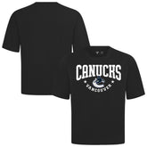 NHL Black Vancouver Canucks Levelwear Luxe Signature Knit T-Shirt