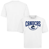 NHL White Vancouver Canucks Levelwear Luxe Signature Knit T-Shirt
