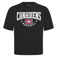 NHL Black Montreal Canadiens Levelwear Luxe Signature Knit T-Shirt