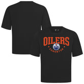 NHL Black Edmonton Oilers Levelwear Luxe Signature Knit T-Shirt