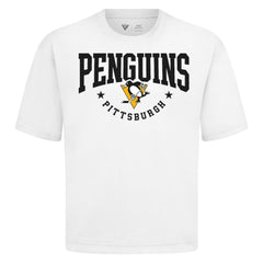 NHL White Pittsburgh Penguins Levelwear Luxe Signature Knit T-Shirt