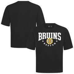 NHL Black Boston Bruins Levelwear Luxe Signature Knit T-Shirt