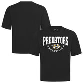 NHL Black Nashville Predators Levelwear Luxe Signature Knit T-Shirt