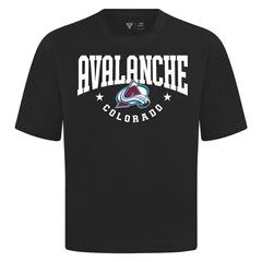 NHL Black Colorado Avalanche Levelwear Luxe Signature Knit T-Shirt