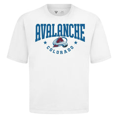 NHL White Colorado Avalanche Levelwear Luxe Signature Knit T-Shirt