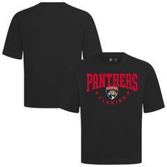 NHL Black Florida Panthers Levelwear Luxe Signature Knit T-Shirt