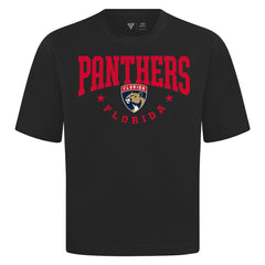 NHL Black Florida Panthers Levelwear Luxe Signature Knit T-Shirt
