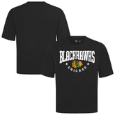 NHL Black Chicago Blackhawks Levelwear Luxe Signature Knit T-Shirt
