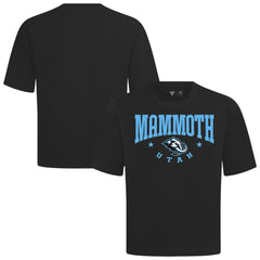 NHL Black Utah Mammoth Levelwear Luxe Signature Knit T-Shirt