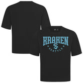 NHL Black Seattle Kraken Levelwear Luxe Signature Knit T-Shirt