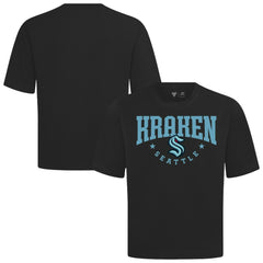NHL Black Seattle Kraken Levelwear Luxe Signature Knit T-Shirt