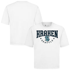 NHL White Seattle Kraken Levelwear Luxe Signature Knit T-Shirt