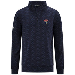 NHL Navy Florida Panthers Levelwear Chameleon Quarter-Zip Sweatshirt