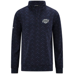 NHL Navy Los Angeles Kings Levelwear Chameleon Quarter-Zip Sweatshirt