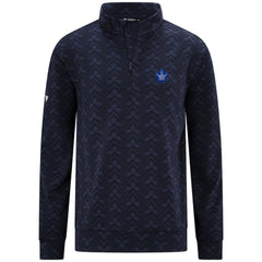 NHL Navy Toronto Maple Leafs Levelwear Chameleon Quarter-Zip Sweatshirt