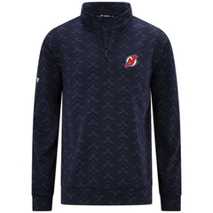 NHL Navy New Jersey Devils Levelwear Chameleon Quarter-Zip Sweatshirt
