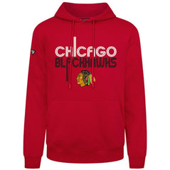 NHL Red Chicago Blackhawks Levelwear Podium Lanes Hoodie