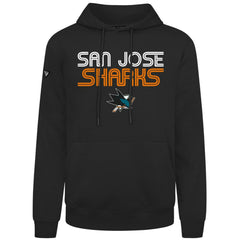 NHL Black San Jose Sharks Levelwear Podium Lanes Hoodie