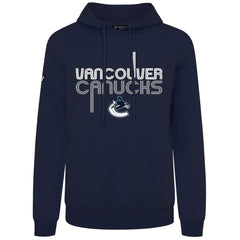 NHL Navy Vancouver Canucks Levelwear Podium Lanes Hoodie