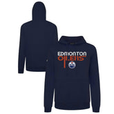 NHL Navy Edmonton Oilers Levelwear Podium Lanes Hoodie