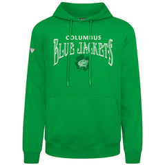 NHL Green Columbus Blue Jackets Levelwear St. Patrick's Day Podium Hoodie