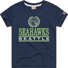 Homage Youth Crest Tri-Blend T-Shirt - Seattle Seahawks