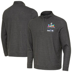 Antigua Super Bowl LX s Subtle Quarter-Zip Pullover - Seattle Seahawks