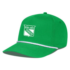 NHL Kelly Green New York Rangers Levelwear St. Patrick's Day Gambit Rope Adjustable Hat