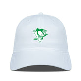 NHL White Pittsburgh Penguins Levelwear Matrix Patch Adjustable Hat