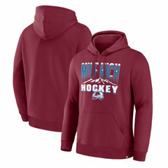NHL Burgundy Colorado Avalanche Hometown Graphic Hoodie
