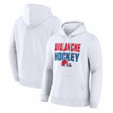 NHL White Colorado Avalanche Hometown Graphic Hoodie