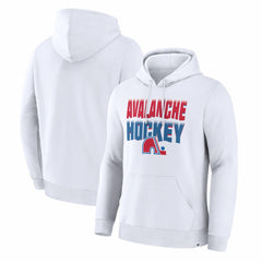 NHL White Colorado Avalanche Hometown Graphic Hoodie