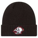 NHL Black Buffalo Sabres New Era Waffle Cuffed Knit Hat