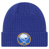 NHL Royal Buffalo Sabres New Era Waffle Cuffed Knit Hat