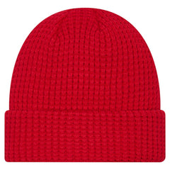 NHL Red Detroit Red Wings New Era Waffle Cuffed Knit Hat