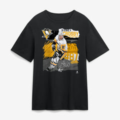 NHL Black Sidney Crosby Pittsburgh Penguins Fresh Ice T-Shirt