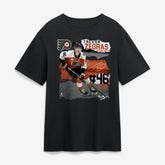 NHL Black Trevor Zegras Philadelphia Flyers Fresh Ice T-Shirt