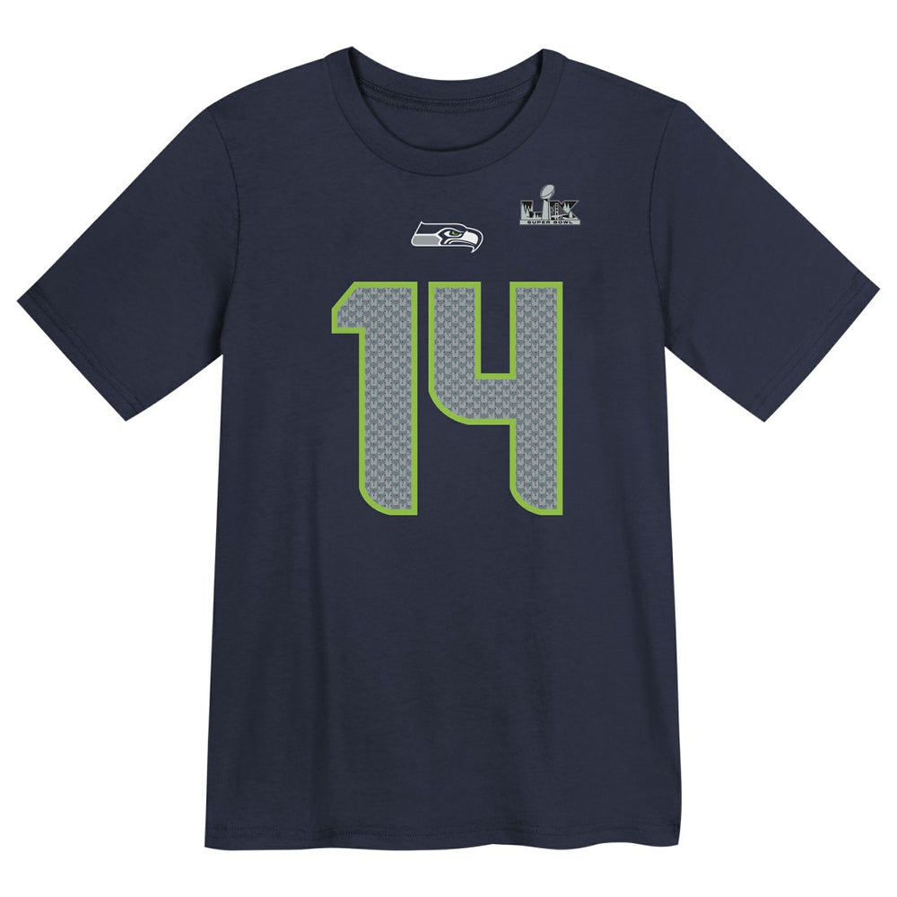 Sam Darnold Preschool Super Bowl LX Name & Number T-Shirt - Seattle Seahawks