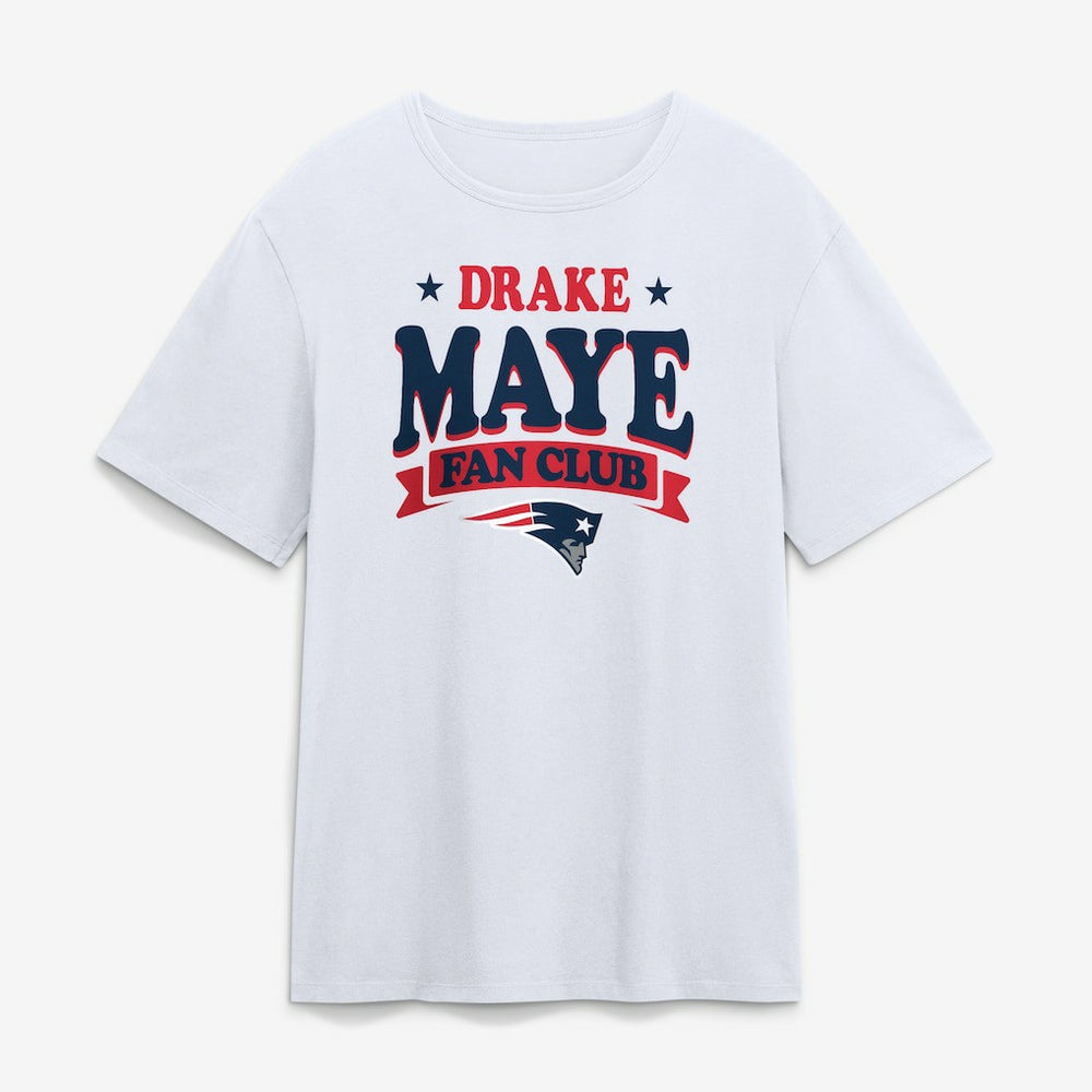 Drake Maye Fan Club T-Shirt - New England Patriots