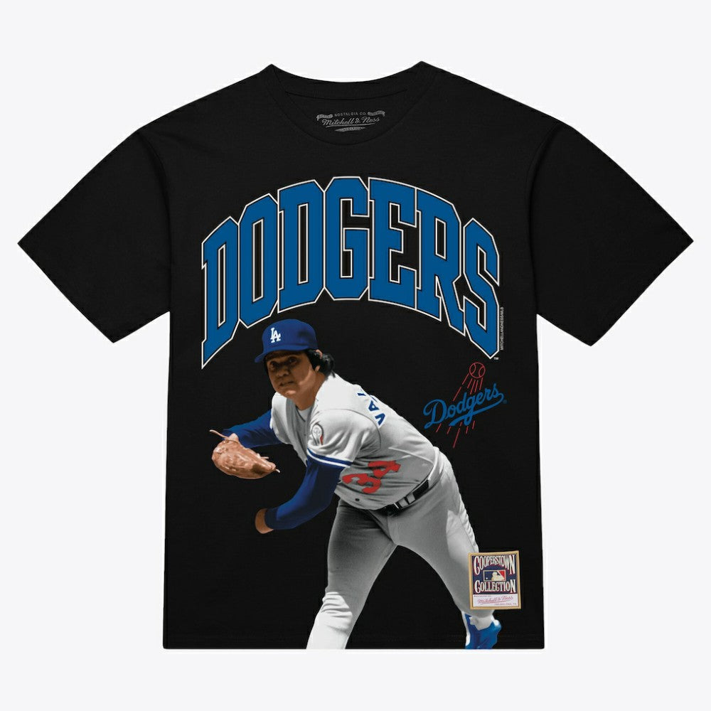 MLB Fernando Valenzuela Los Angeles Dodgers Mitchell & Ness Photo Arch Player Graphic T-Shirt