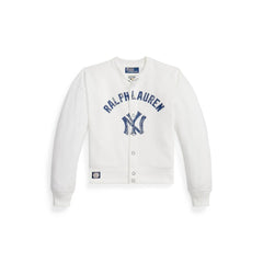 MLB Yankees Polo Ralph Lauren Women's Seasonal Knit Full-Snap Cardigan
