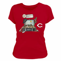 MLB Cincinnati Reds Tiny Turnip Women's 2026 Spring Training T-Shirt