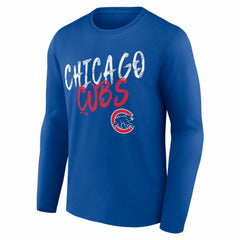 MLB Chicago Cubs Hustle Personalized Name & Number Long Sleeve T-Shirt