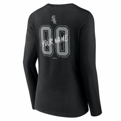 MLB Chicago White Sox Women's Hustle Personalized Name & Number Long Sleeve V-Neck T-Shirt