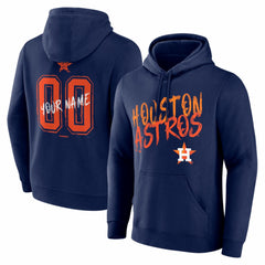 MLB Houston Astros Hustle Personalized Name & Number Hoodie