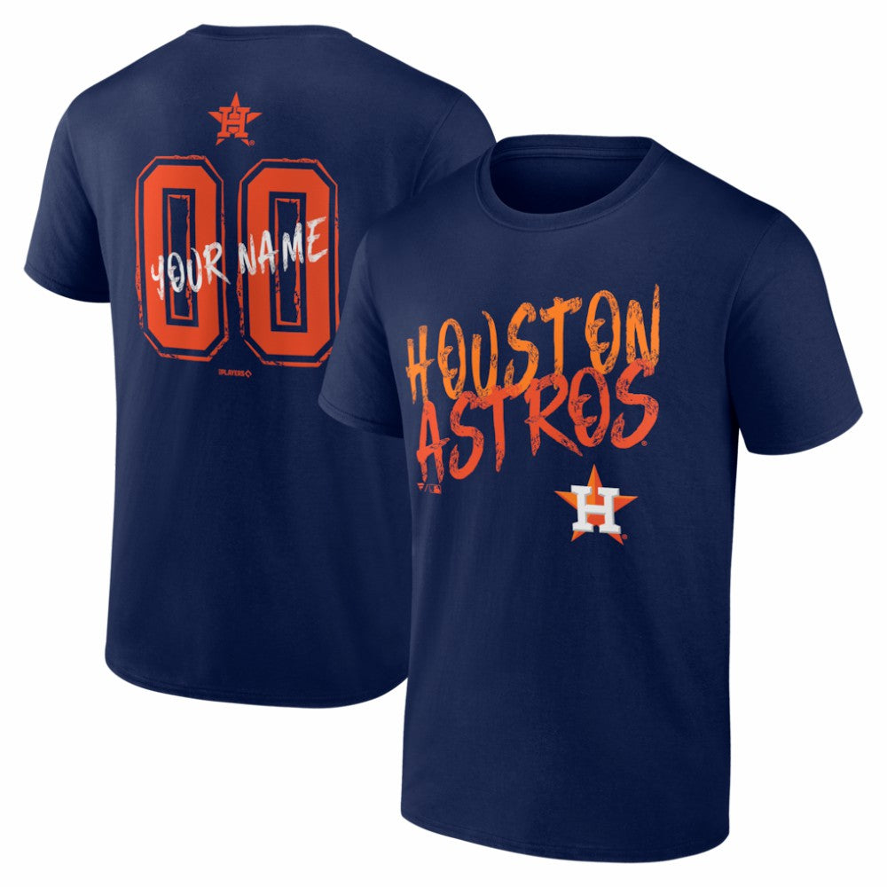 MLB Houston Astros Hustle Personalized Name & Number T-Shirt